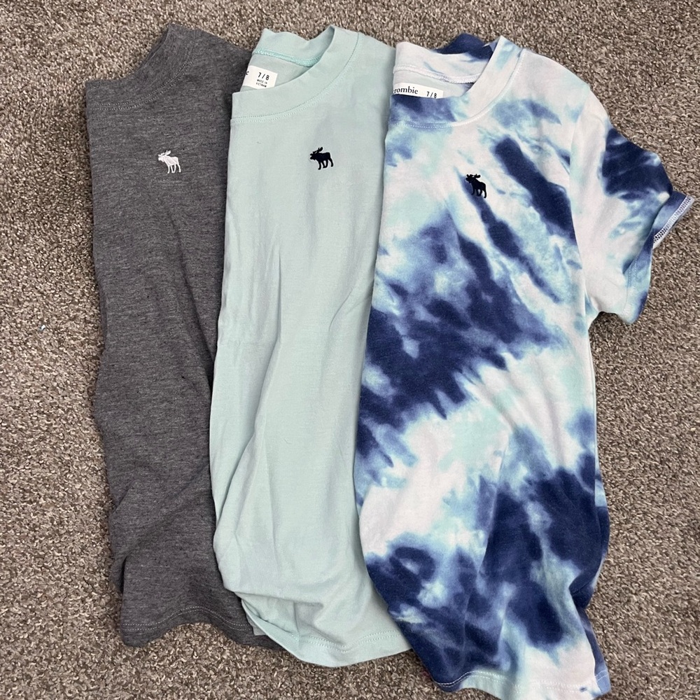 Abercrombie Girls knot tee bundle (3)